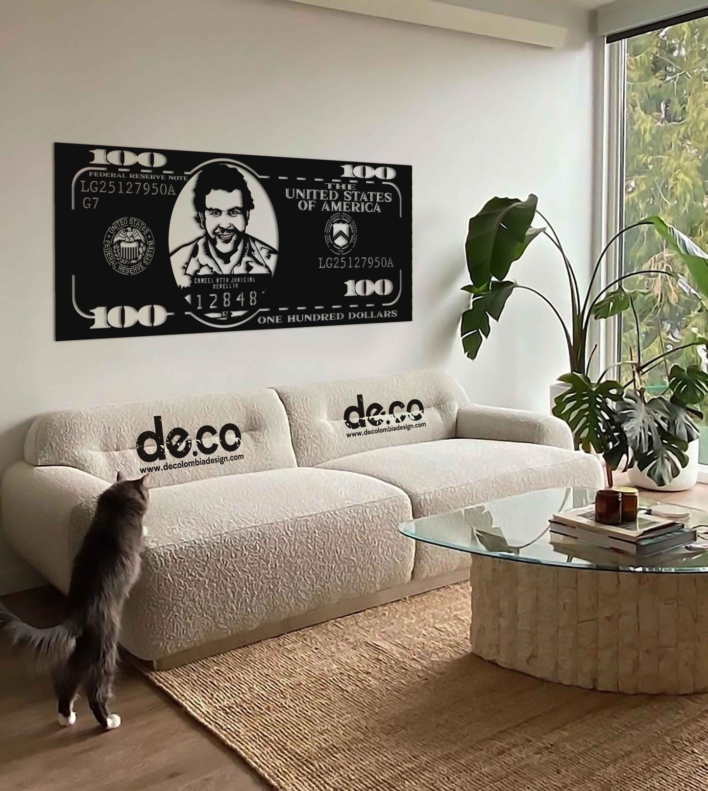 Billete 100USD Pxblo