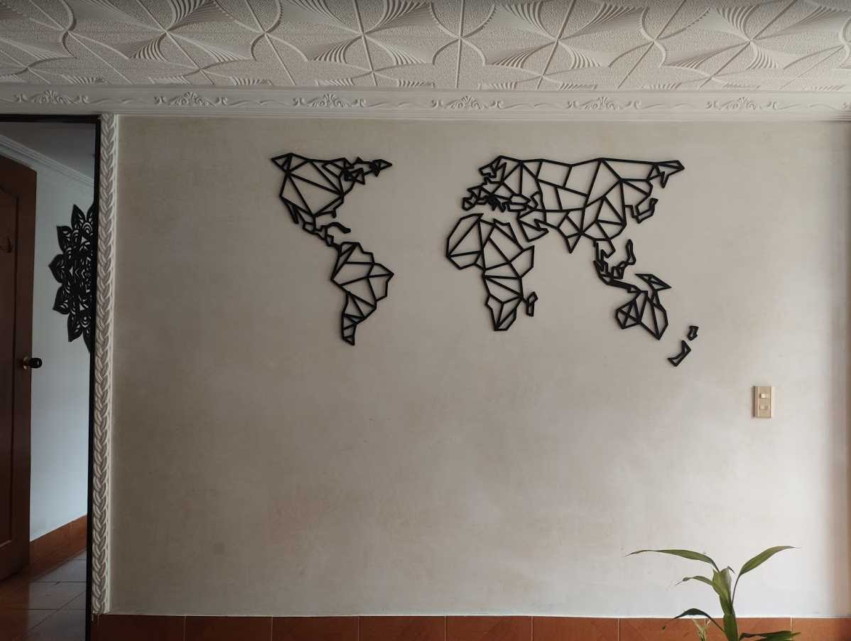 Mapa Mundi Geometrico